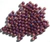 6mm Round Lustre Glass Beads